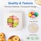 4-Inch Small Cookie Boxes with Window – 25 White Bakery Treat Boxes for Cookies, Macarons, Donuts, Cake Slices, Chocolate, and Small Desserts, Includes Gold “Thank You” Stickers, (White) 4x4x2.5 Inches